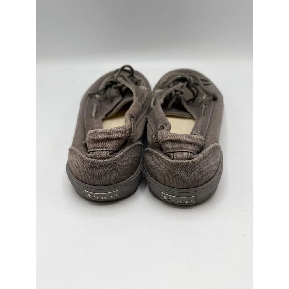 Polo Ralph Lauren Sander II Boat Shoes Grey 00000859 Mens Size 13D No Box